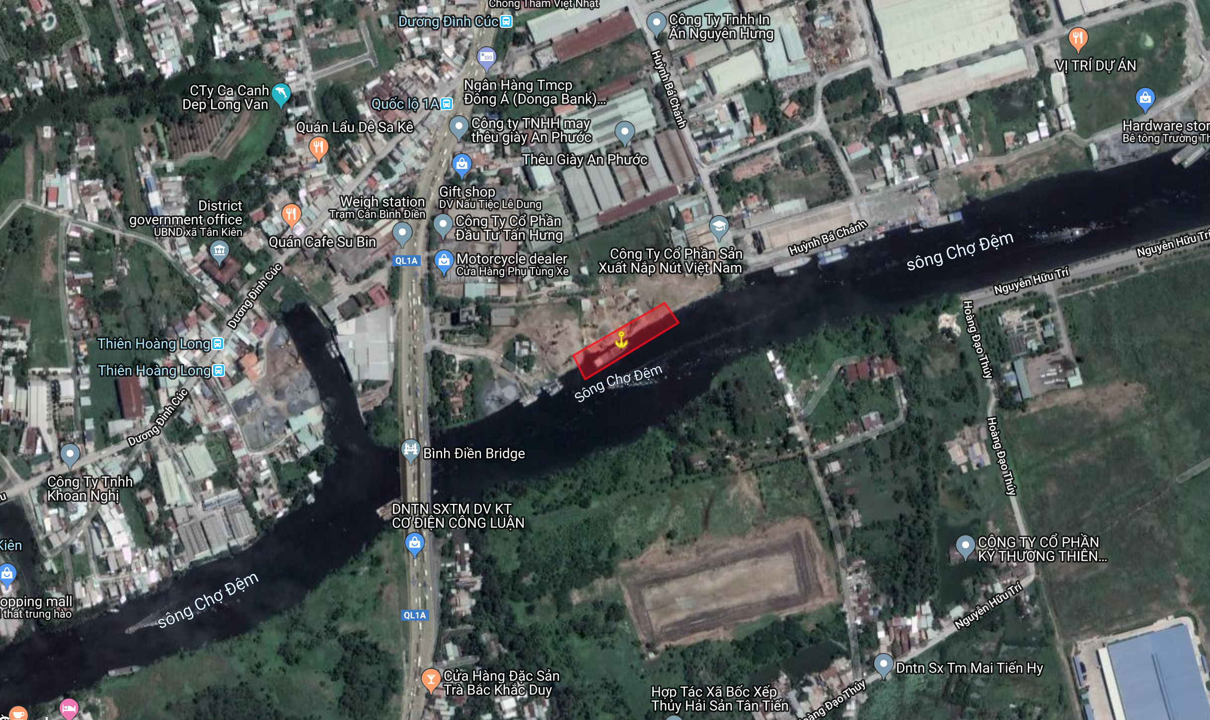 HCM | Cảng An Phước Xã Tân Kiên,Huyện Bình Chánh,Tp.HCM | Bán cảng đường thuỷ | Cảng Sông